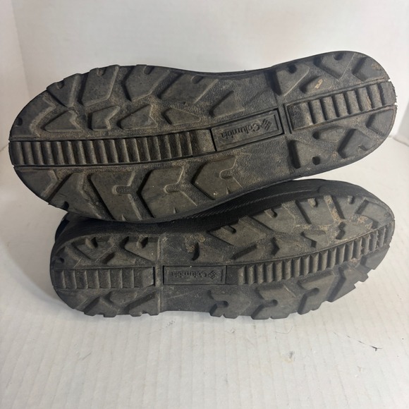 Columbia Powderbug Kids Size 5 Pink & Black Plaid Waterproof Snow Boot - Picture 8 of 8